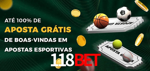 118bet Ate 100% de Aposta Gratis